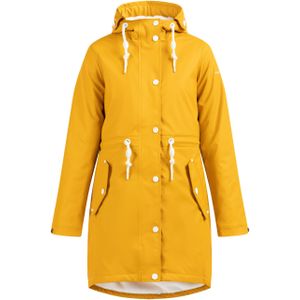 Dreimaster - Mackintosh - Regenjas - Mosterd - Geweven Bontvoering