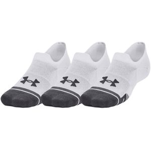 Under Armour Volwassen uniseks Ultra-Lage Trainingssokken (Set van 3) (Wit)