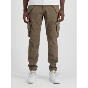 Cargobroek - Taupe - Katoen - Machinewas