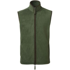 Premier Heren Artisan Fleece Gilet (Mosgroen/bruin)