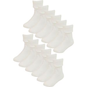 Set van 6 babysokken van katoen met omgeslagen bovenkant - Room