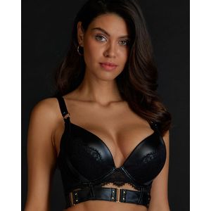 Hunkemöller Voorgevormde Push-up Longline Beugel Bh Occult - Maat 85F