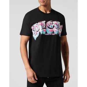 T-Shirt Ronde Hals Gothic Plein