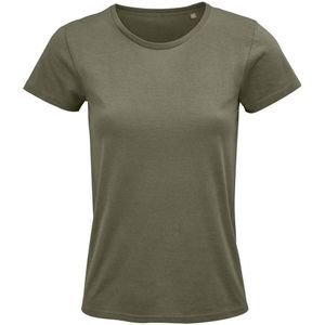 SOLS Dames/dames Crusader Organisch T-shirt (Khaki)