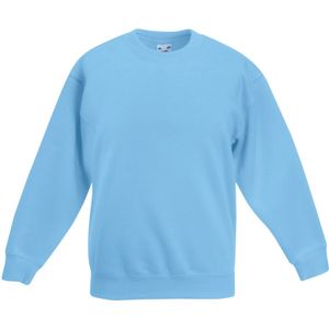 Fruit Of The Loom - Premium 70/30 Sweatshirt - Hemel Blauw - Kinder Unisex