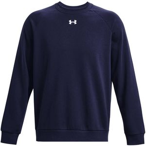 Under Armour Unisex Rival Fleece Crew Hals Sweatshirt voor volwassenen (Middernacht marine)