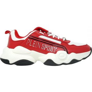 Plein Sport Bold Brand Logo Red Sneakers - Maat 42