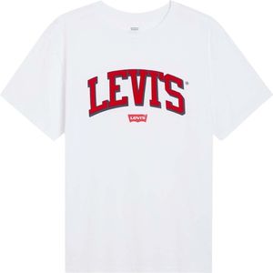Levis Heren Baby Tab Relaxed Fit T-shirt (Wit)
