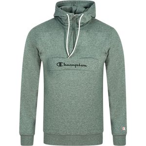 Champion Halve Rits Open Zak Grijze Hoodie