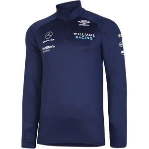 Williams Racing Heren Â´22 Umbro Midlayer (Peacoat/Diva Blauw)