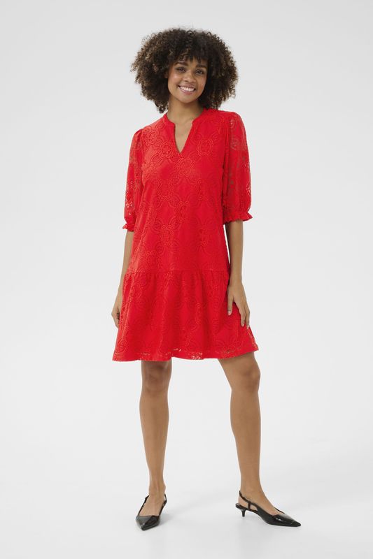 Jurk met korte mouwen voor dames CULTURE Henriette Olu