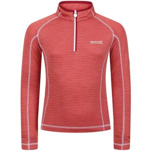 Regatta Kinderen/Kinderen Berley Half Zip Top met lange mouwen (Mineraal Rood)