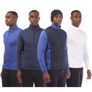 Island Green Set basislagen voor heren (Blauw)