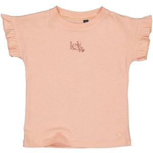 LEVV T-shirt LELINAS232 Zalm - Maat 5J / 110cm