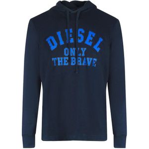 Diesel Unisex Volwassenen The Brave Logo Hoodie (Marineblauw)