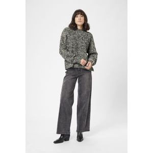 Pullover KAesme Pullover Loose fit black white