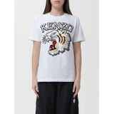 Kenzo, Dames, Tops, Blauw, Maat: L Katoen,