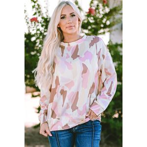 Abstract Camo Sweatshirt