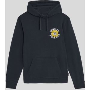 Lyle & Scott - Pool Bar Graphic - Pullover Hoodie - Donker Marineblauw