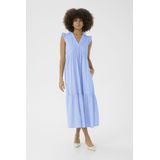 CULTURE Zomerjurk 'Olena'  royal blue/koningsblauw