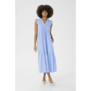 CULTURE Zomerjurk 'Olena'  royal blue/koningsblauw