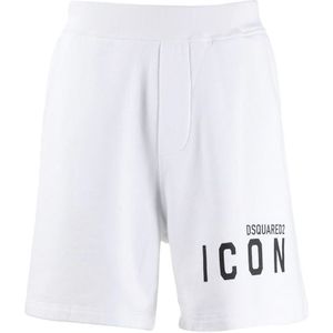 Dsquared2 ICON short met logoprint in wit