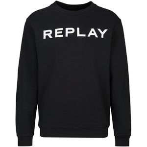Replay Sweatshirt French Terry Katoen-Poly