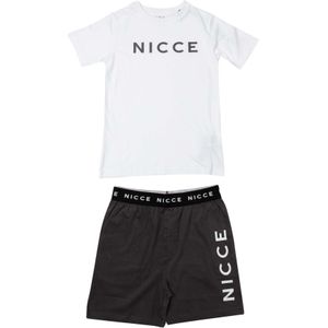 NICCE jongensnachtgoedset ROWAN (RL) in Wit-Grijs