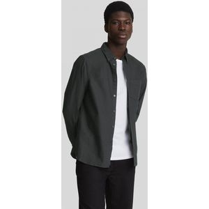 Lyle & Scott Zwart Overhemd Met Lange Mouwen