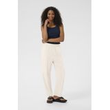 Kaffe - Liny - Broek - Ecru - Tapered - High Waist
