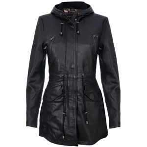 Dames - Halflange Parka-jas - Groen - Oakengates