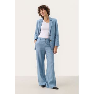 Part Two, Dames, Broeken, Blauw, Maat: XS Linnen,