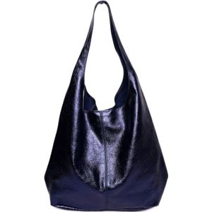 Luisa Vannini BLAUW Rundleer Tas