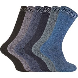 Set van 6 ademende katoenen wandelsokken voor heren - Pack 1