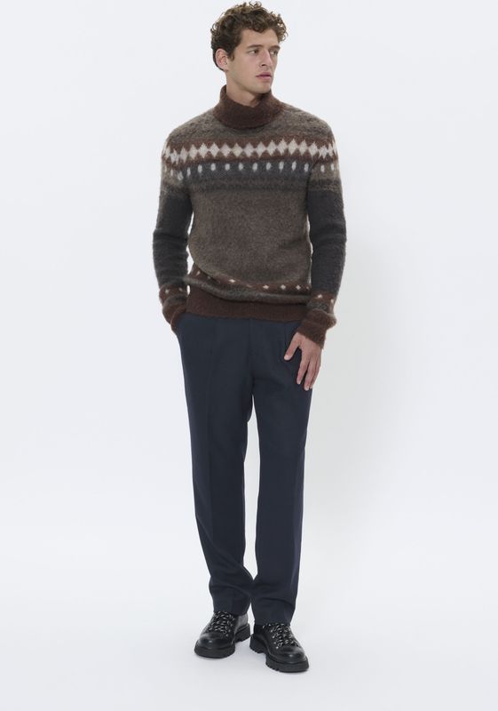 Matinique, Heren, Truien, Bruin, Maat: L Wol,