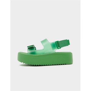 Women's Melissa Brave Papete Platform Sandals in Green