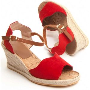 Leindia Wedge Sparto SweetSpart16 in rood