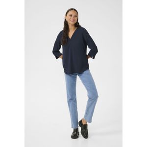 Blouse met lange mouwen Regular fit Midnight Marine
