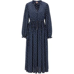 BOSS - Dasota1 - Jurk - Multi - Maxilengte - Vloeiende Rok