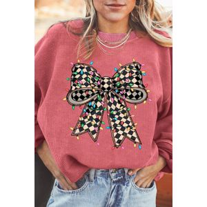 Geribbelde Pullovertruien Kerststrik