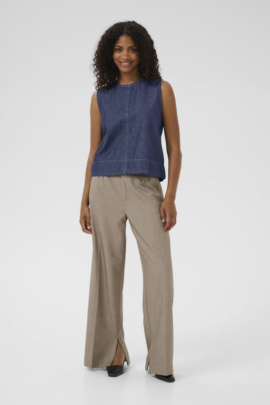 Mouwloos shirt KAluise Loose fit dark blue