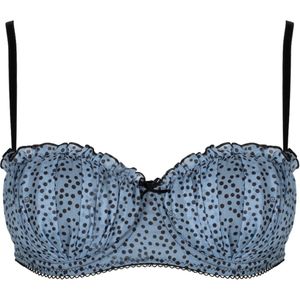 Pinko - Polka Dot Balconette Top - Blauw - Dames