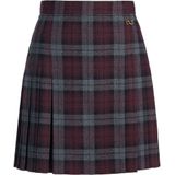 Dolce & Gabbana - Geplooide Korte Rok - Rood - Tartan Ruitprint