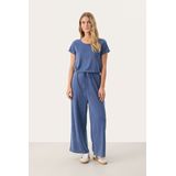 Part Two - Jumpsuit 'AdrianePW' - Duifblauw - Losse Pasvorm - Lang