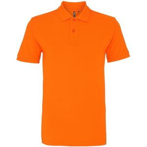 Asquith & Fox Heren Poloshirt met korte mouwen (Oranje)