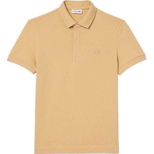 Lacoste Heren Paris Piqué Stretch Regular Poloshirt (Beige)