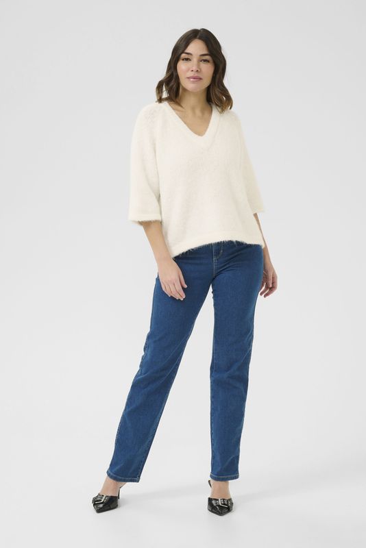 Pullover Baggy fit white