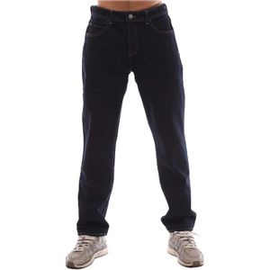 Timberland Heren Sandown Leren Patch Rech jeans (Donkerblauw)