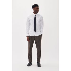 Overhemd met lang mouwen Regular fit white