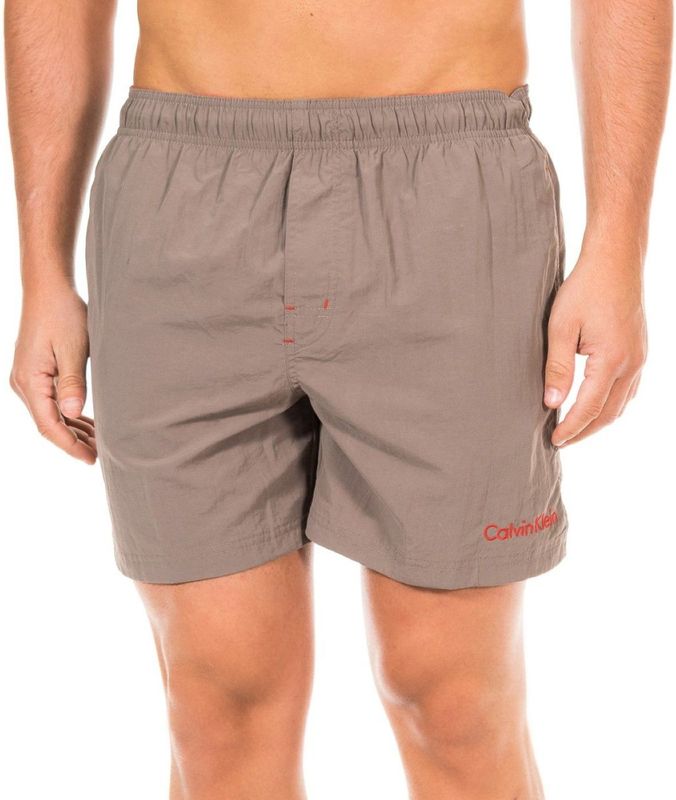 Calvin Klein - Badkleding - Beige - Nylon - Heren Zwemkleding